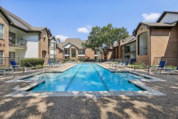 Two sparkling swimming pools